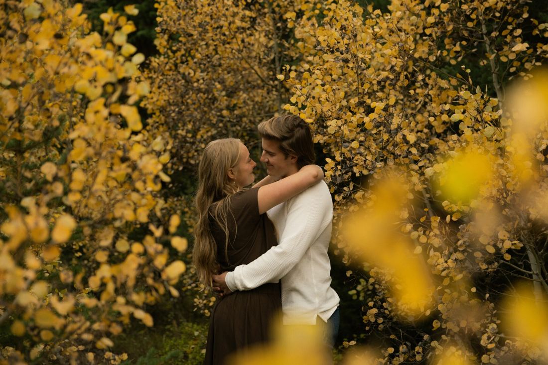 Garrett and Adeline among the aspens